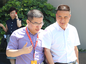 商務(wù)局葉局、范局、殷處長(zhǎng)等領(lǐng)導(dǎo)親臨橙樹指導(dǎo)外貿(mào)跨境電商工作